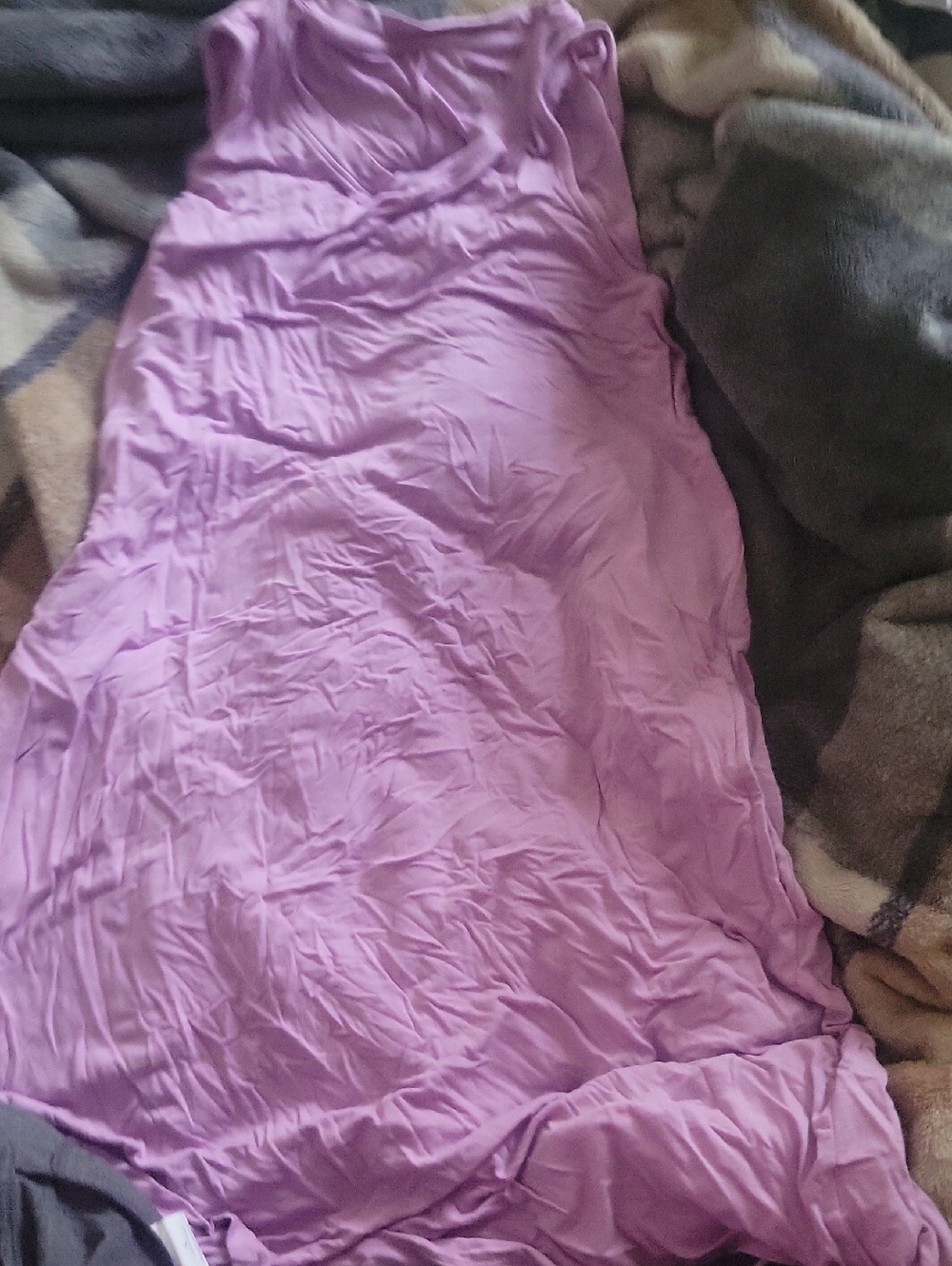 Time and Tru Lilac Scoop Neck Tank Top